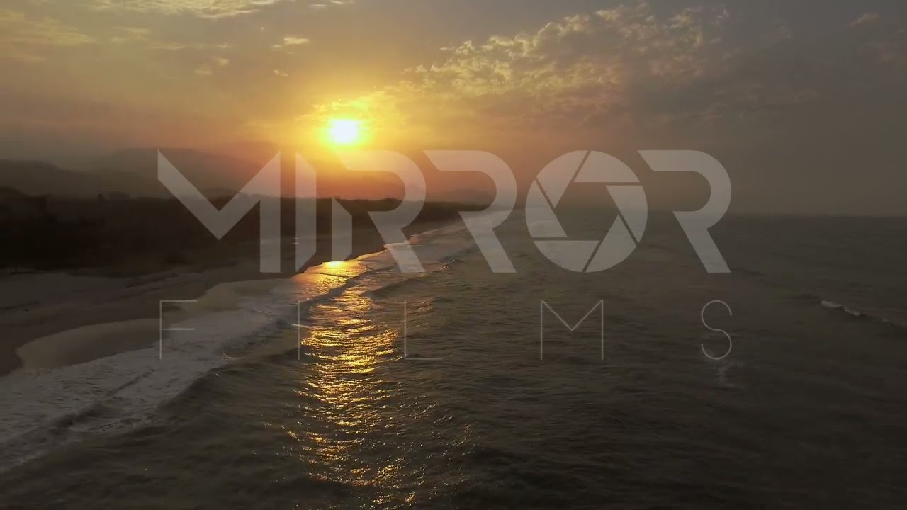 Atardecer en el mar Caribe Colombiano