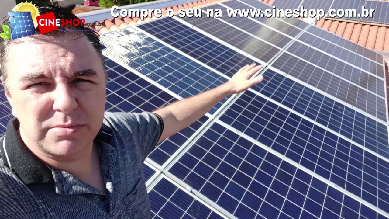 CURSO COMPLETO INSTALAÇÃO GERADOR SOLAR COM MICROINVERSOR - CINESHOP SOLAR