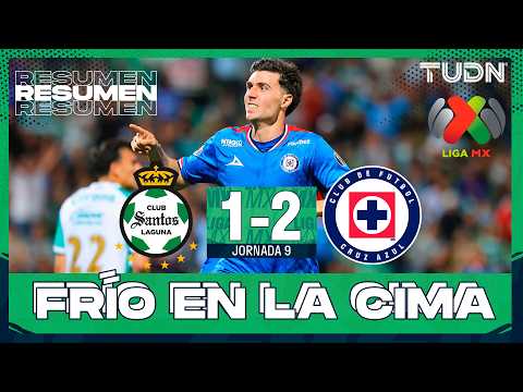 Highlights and goals - Santos vs Cruz Azul | Liga MX - Matchday 9 Clausura 2026 | TUDN