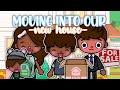 Moving Into Our NEW HOUSE WITH VOICE ️ Toca Boca TikTok Roleplay 🩵
