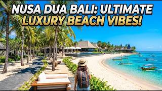 Nusa Dua Beach Promenade, Bali 🌴 Scenic Coastal Walk in 4K 🇮🇩