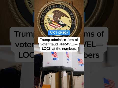 FACT CHECK: Trump admin's claims of voter fraud UNRAVEL—LOOK at the numbers