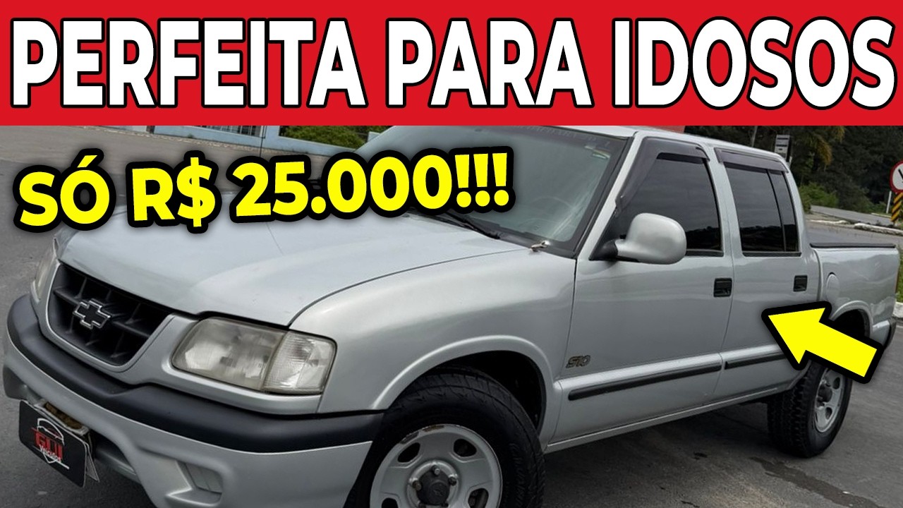 🔥 4 PICAPES BARATAS QUE HUMILHAM AS NOVAS! DURAM MUITO MAIS!