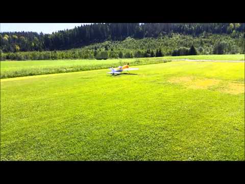 CARF SU-31 Engine test, Acrobatics and landing