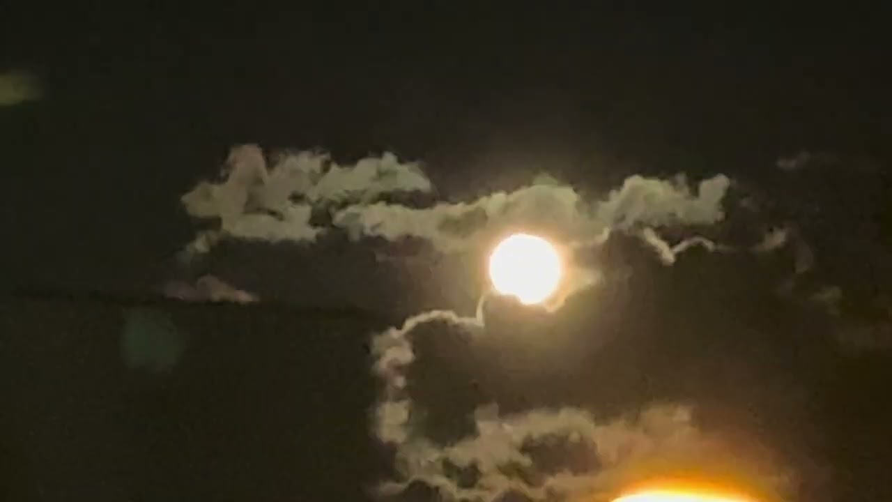 本日のピンクムーン🌕　首都高速にて　2026年4月2日