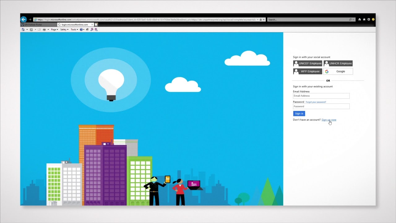 Register on the UN Partner Portal