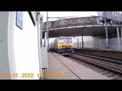 These trains will DESTROY YOUR EARS! Nossegem IC trains (sncb)