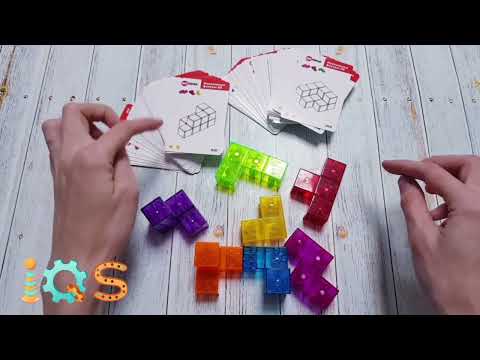 Магнитная головоломка-конструктор из 7 деталей 5+