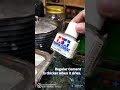 Different Tamiya Cements Shorts