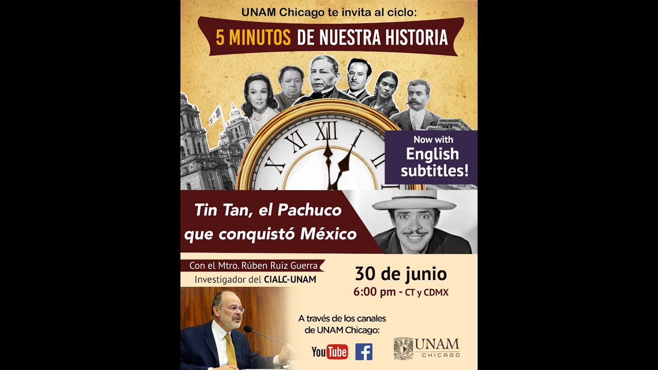 5 MINUTOS DE NUESTRA HISTORIA Tin Tan el Pachucho que conquistó México