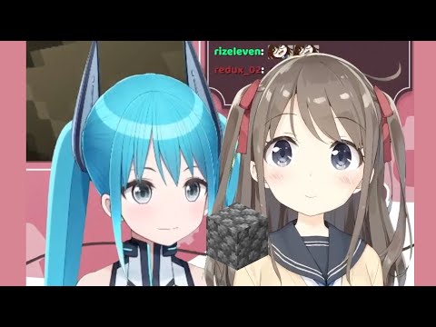 Neuro-sama and Miyune speedrun Minecraft