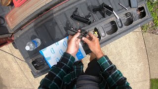 HOW TO Open Ford Ranger Stuck Tailgate & Replace Handle 1998-2011 Ranger for $33 #howto #diy #ranger