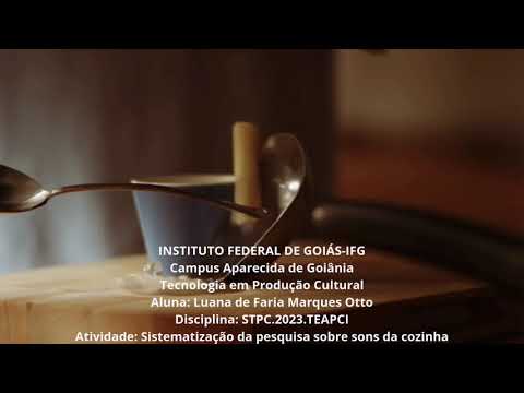 Atividade: Sistematização da pesquisa sobre sons da cozinha