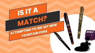 Fountain Pen Ink MATCHMAKING | See My Latest Pen & Ink Pairings | Currently Inked November