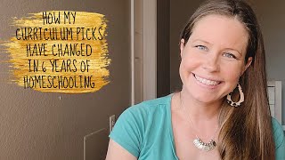 HOW MY CURRICULUM PICKS HAVE CHANGED IN 6 YEARS OF HOMESCHOOLING
