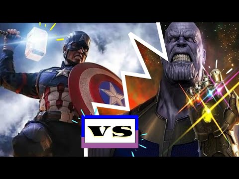 Captain America vs Thanos with Immigrant Song (Led Zeppelin) - Thor: Ragnarok Theme