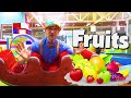 Play At The Play Place With Blippi Learn Fruit And Healthy Eating For Children