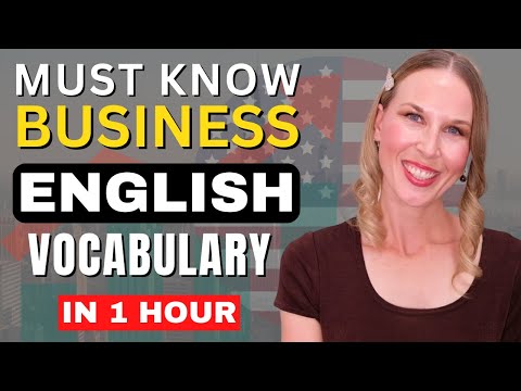 Must Know Business English Vocabulary | 1 HOUR ENGLISH LESSON