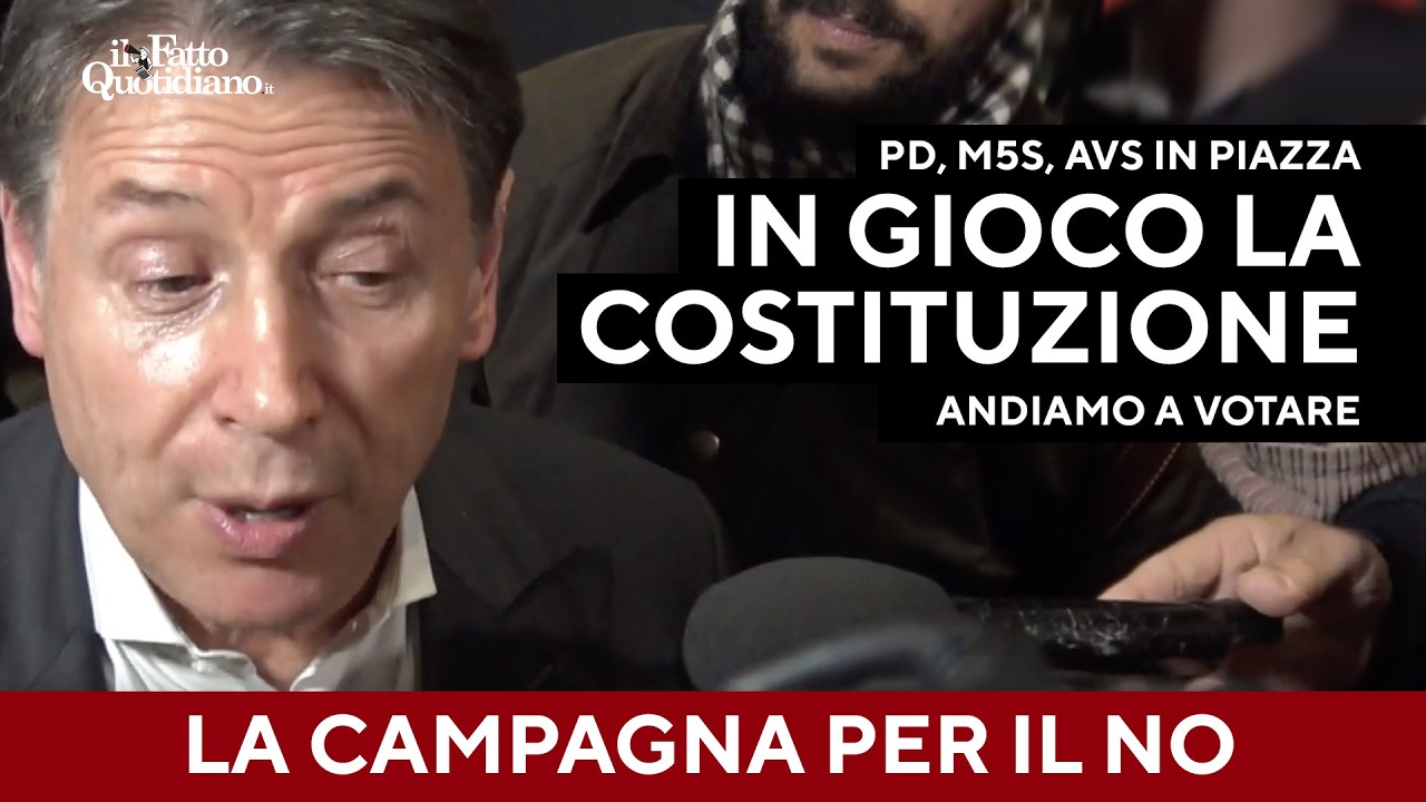 Evento di chiusura della campagna per il no al Referendum