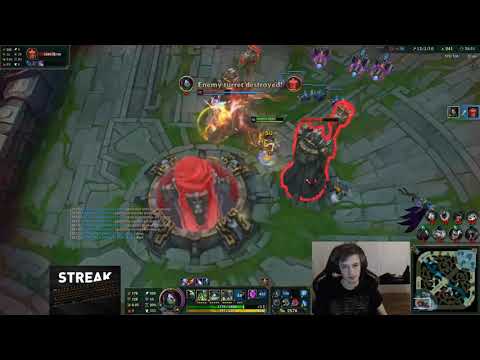 LoL Nemesis akali 1v5 pentakill