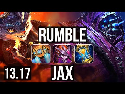 RUMBLE vs JAX (TOP) | 11/1/7, 700+ games, Dominating | KR Master | 13.17