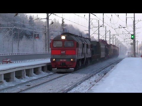 Тепловоз 2М62-0992, электропоезд ЭД2Т-0042