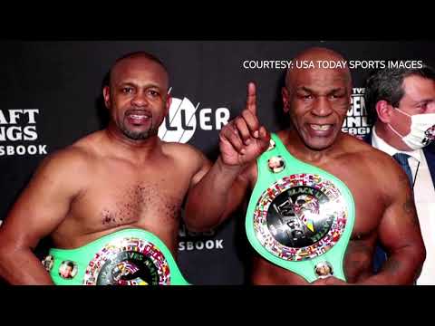 54でリングに戻ったタイソン、ジョーンズJrとドロー。 (Tyson back in the ring at 54, draws with Jones Jr.)