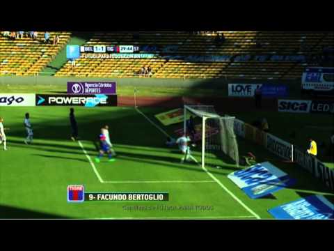 Gol Bertoglio. Belgrano 1 - Tigre 1. Fecha 17. Primera División.  FPT
