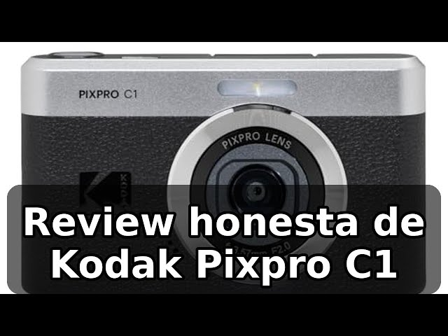 Vídeo relacionado con Kodak Pixpro C1 - Cámara Digital Ultra compacta | 13MP BSI CMOS, Zoom 4X, Pantalla LCD de 2.8", Flash LED, Batería integrada, Negro