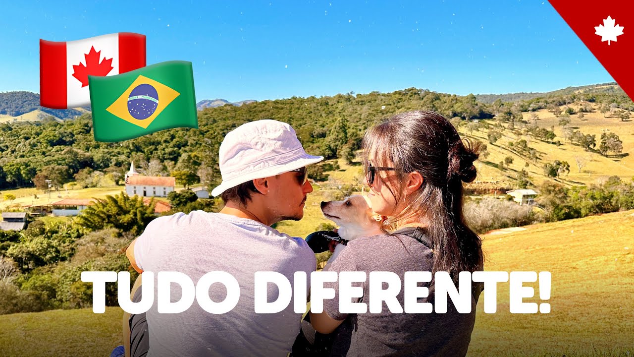 PRIMEIRA VEZ do meu namorado no BRASIL! 🇧🇷 Chegada, caipirinhas, na estrada com meus pais...