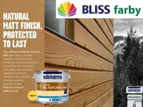 Sikkens CETOL BL NATURAL MAT - lazúra na drevo