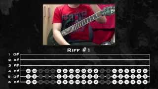 Linkin Park - Points Of Authority (Guitar Tutorial w/ Tabs) By Kirjai