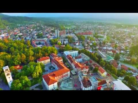 Bihac from sky in 4 K - Test
