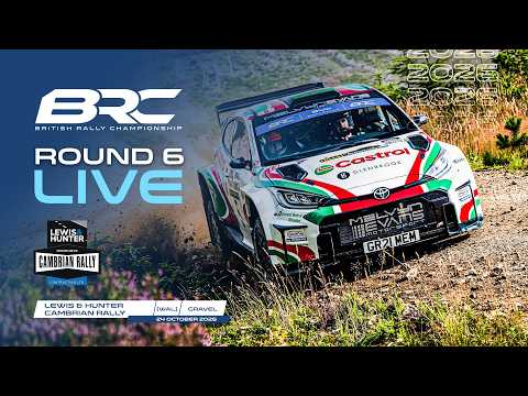 British Rally Championship LIVE - RD6 Cambrian Rally - Stage 9 Stage End