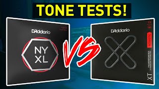 Video thumbnail for Daddario NYXL vs XT - Tone Comparison and Analysis! by Petar Makes Noise