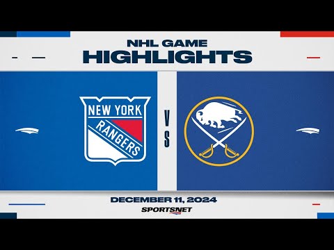 NHL Highlights | Rangers vs. Sabres - December 11, 2024
