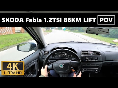 Skoda Fabia II 1.2TSI 86KM LIFT (2011) POV DRIVE Test | Not Bad! | 4K #59