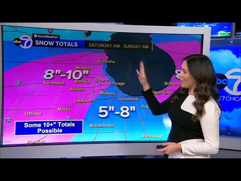 Chicago area under Winter Storm Warning, snowstorm to drop several inches of snow