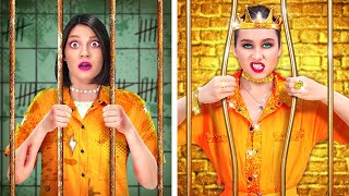 Download lagu RICH PRISON VS POOR PRISON || Golden Food! Rich VS Poor Kids Situations by 123 GO! GOLD mp3