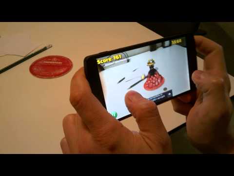 Augmented Reality Mole & Coins Video