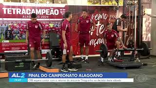 CRB pode ter retorno de Thiaguinho na final contra o ASA - 05/03/2026