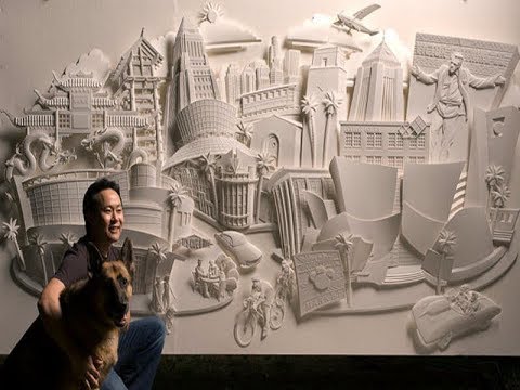 Поразительные Скульптуры из бумаги от Джефа Нишинаки (Jeff Nishinaka)