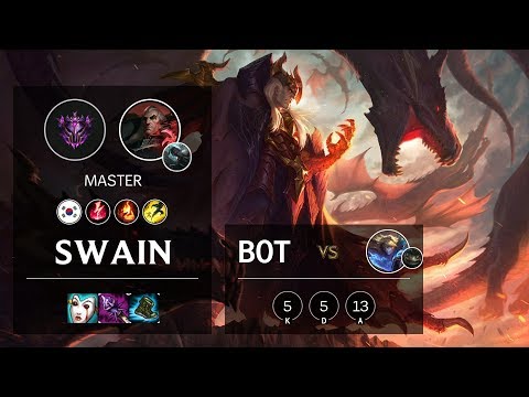 Swain Bot vs Ezreal - KR Master Patch 10.5