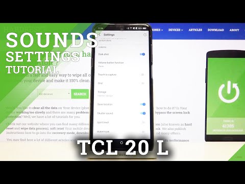 How to Turn Off Camera Sounds on TCL 20L – Switch On Camera Shutter