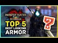 Monster Hunter Rise Sunbreak - Top 5 Best Looking Armor Sets!