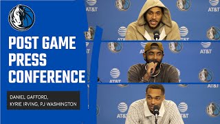 Jason Kidd, P.J. Washington, Daniel Gafford & Kyrie Irving | Press Conference vsATL | 04/05/24