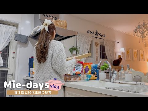 Costco Haul & Meal Prep 🛒❄️ A Slow Snowy Day with 3 Cats