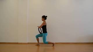 Lunge com Fortalecimento de Membros Superiores com Magic Circle