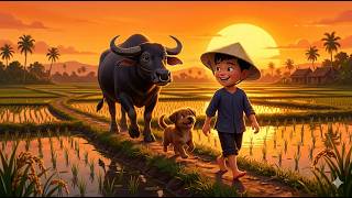 Download lagu Con Trâu Làng Em 3 | Nhạc Thiếu Nhi Vui Nhộn Động Vật Nông Trại Giúp Bé Ăn Ngon | ÂM NHẠC BABY mp3