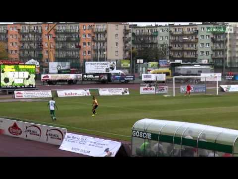 Skrót meczu Olimpia Grudziądz - GKS Katowice (2:1)